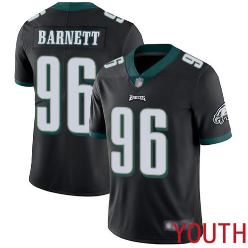 Youth Philadelphia Eagles #96 Derek Barnett Black Alternate Vapor Untouchable NFL Jersey Limited Player Football->women nfl jersey->Women Jersey
